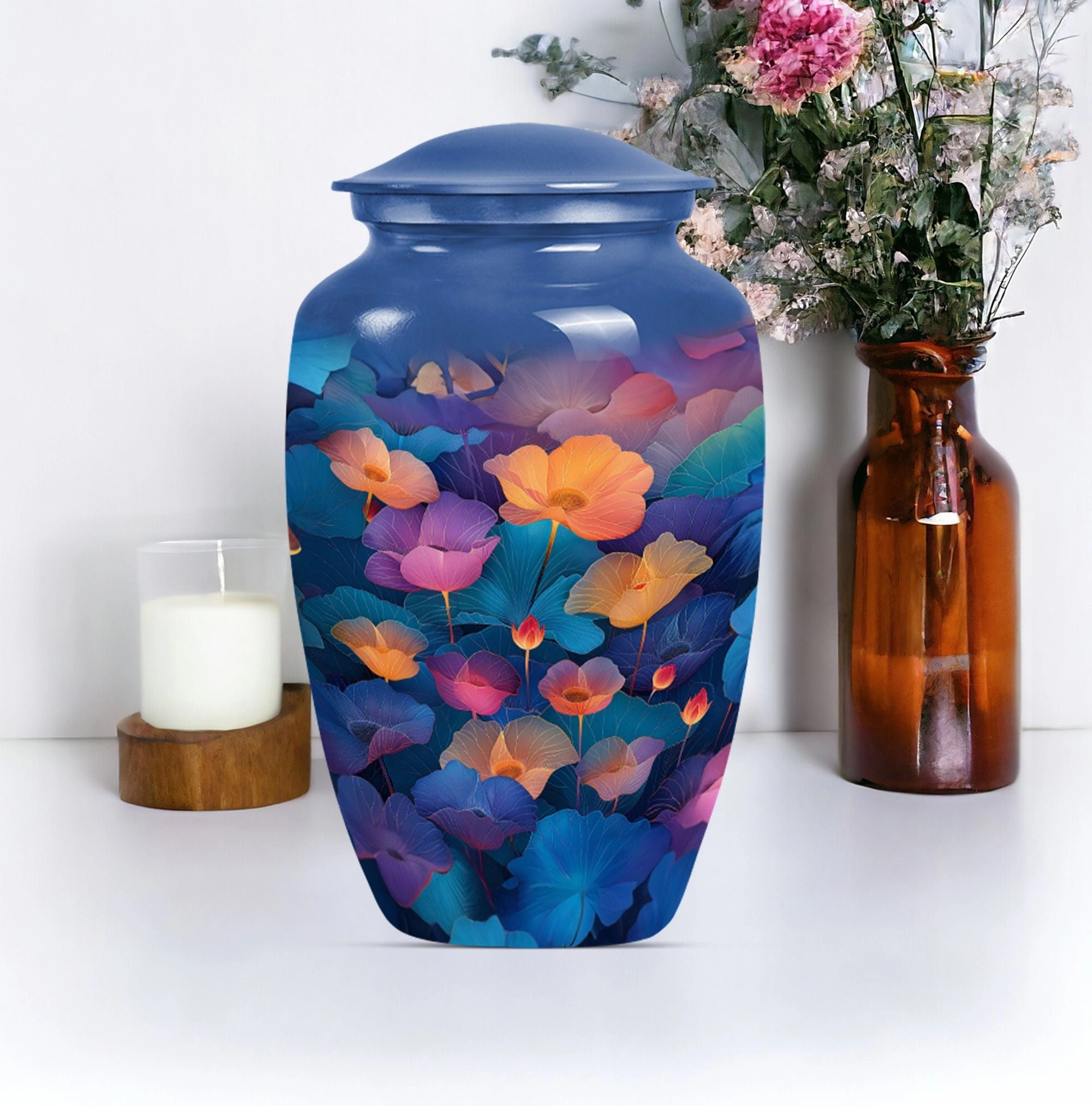 Motherly Eternity Lotus Urn - Empathetic Choice for Cremation