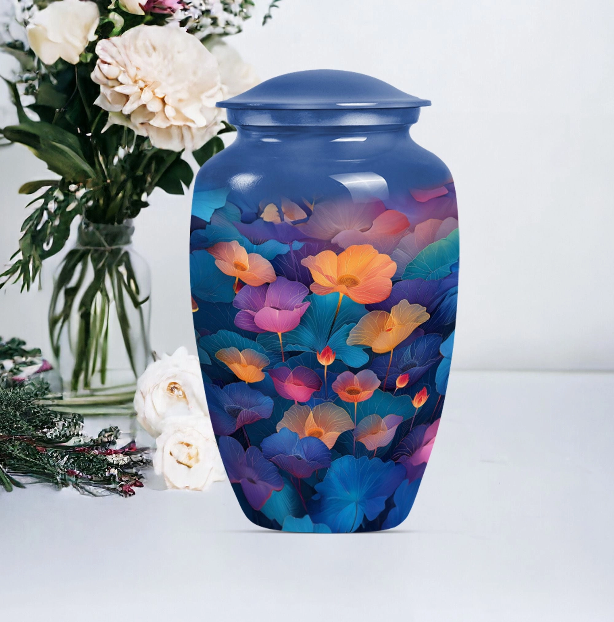 Motherly Eternity Lotus Urn - Empathetic Choice for Cremation