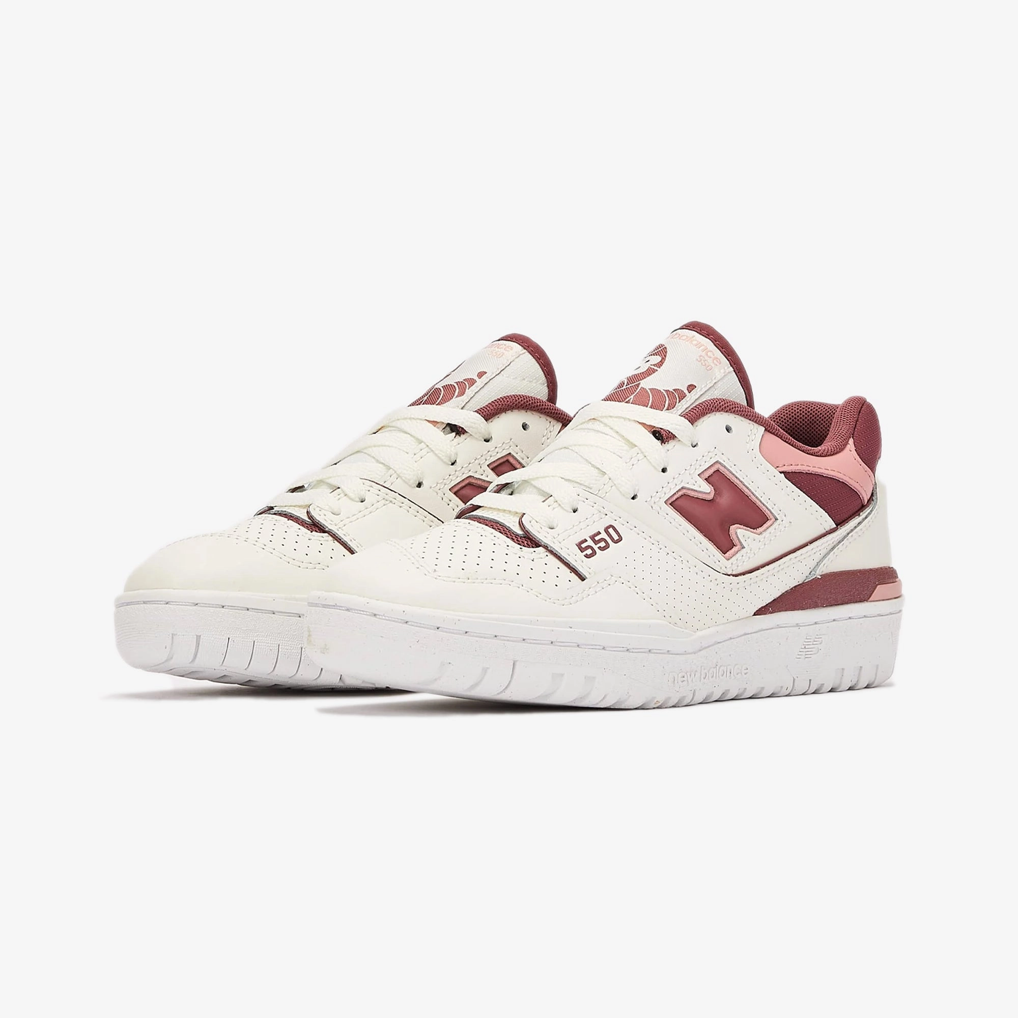 New Balance | BB550 { SEA SALT/BURGUNDY