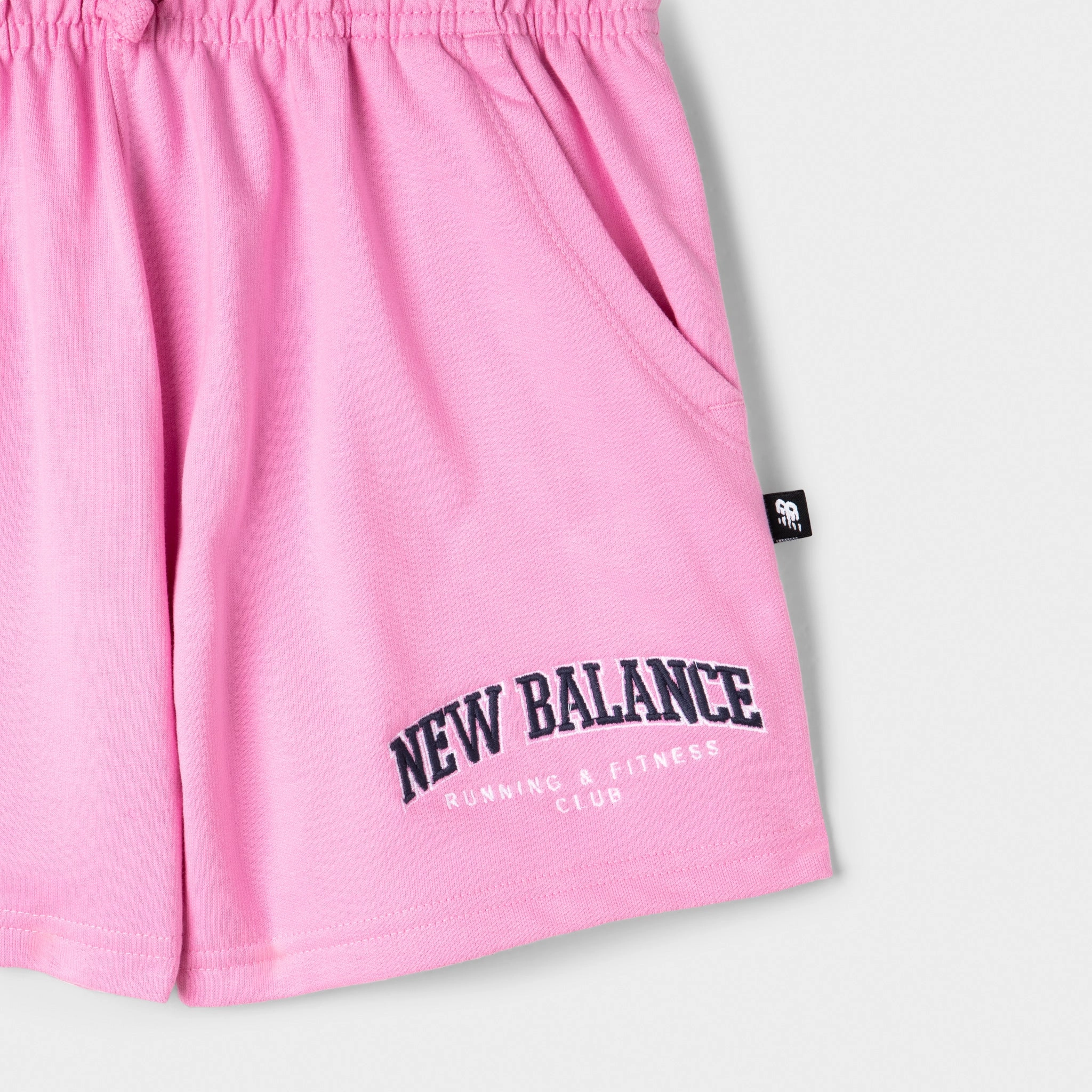New Balance Junior Girls'Club Short Rose Sugar