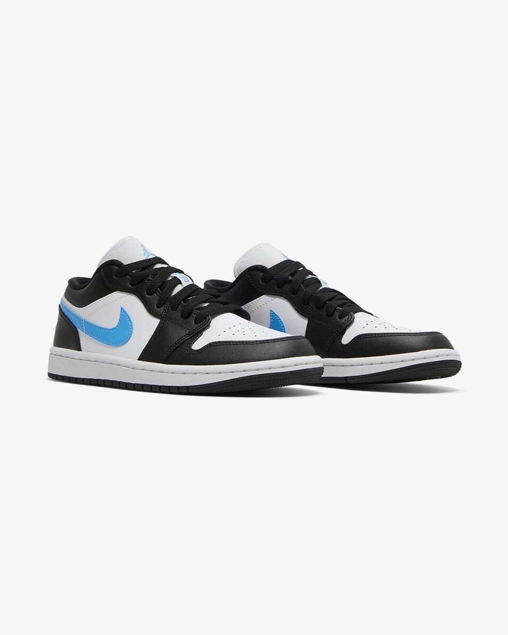 NIKE AIR JORDAN1 LOW WMNS BLACK UNIVERSITY BLUE WHITE