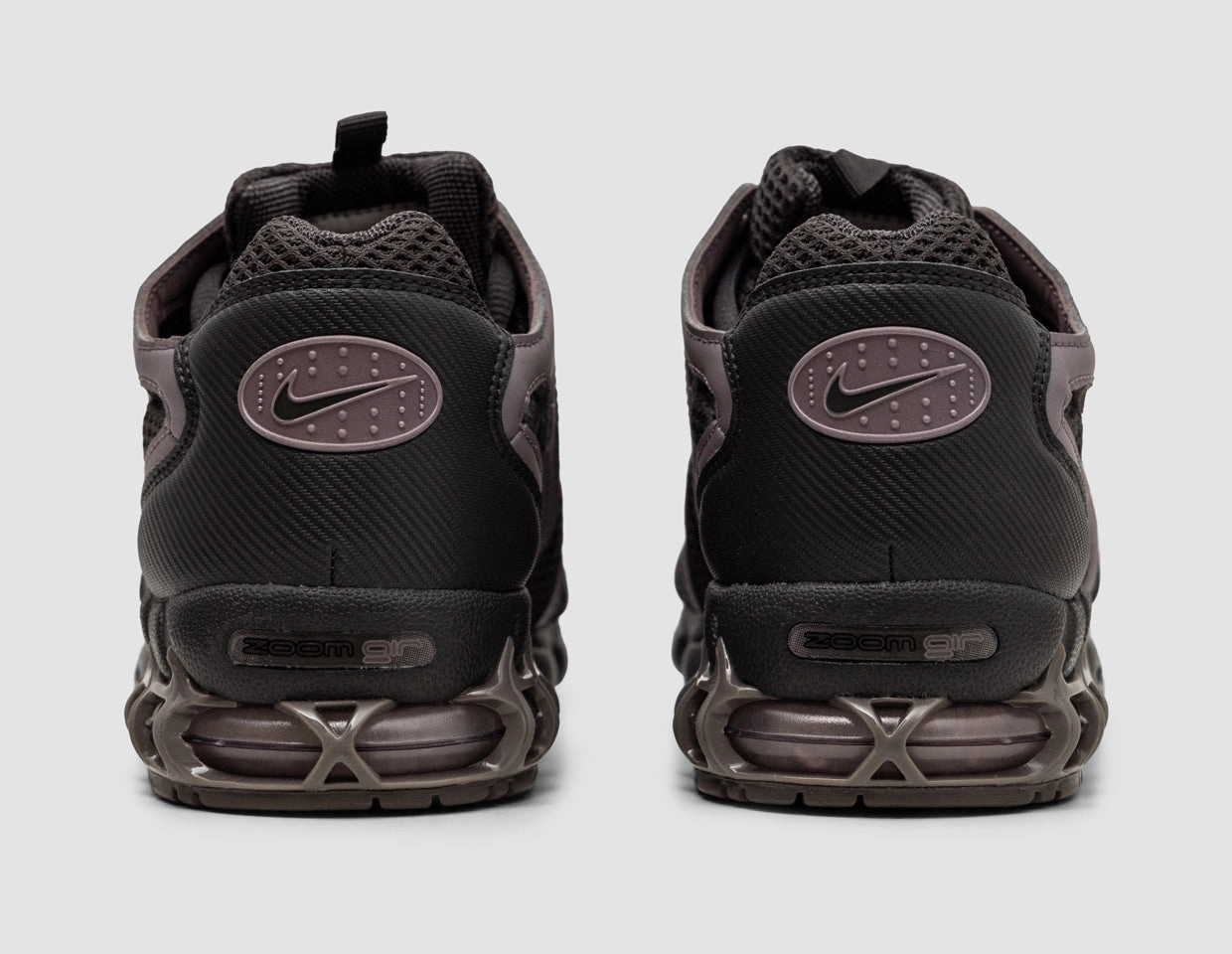 Nike Air Zoom Spiridon Cage 2 / Medium Ash / Metallic Silver - Taupe Grey