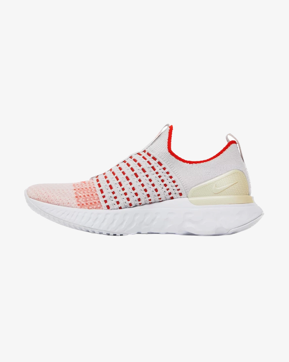 NIKE REACT PHANTOM RUN FLYKNIT 2 WOMEN VAST GREY ORANGE