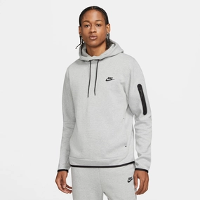 Nike Sportswear Tech Fleece Pullover Hoodie Dk Grey Heather / Black