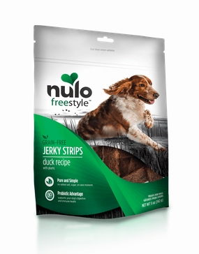 Nulo Freestyle Grain Free Duck & Plum Recipe Jerky Dog Treats