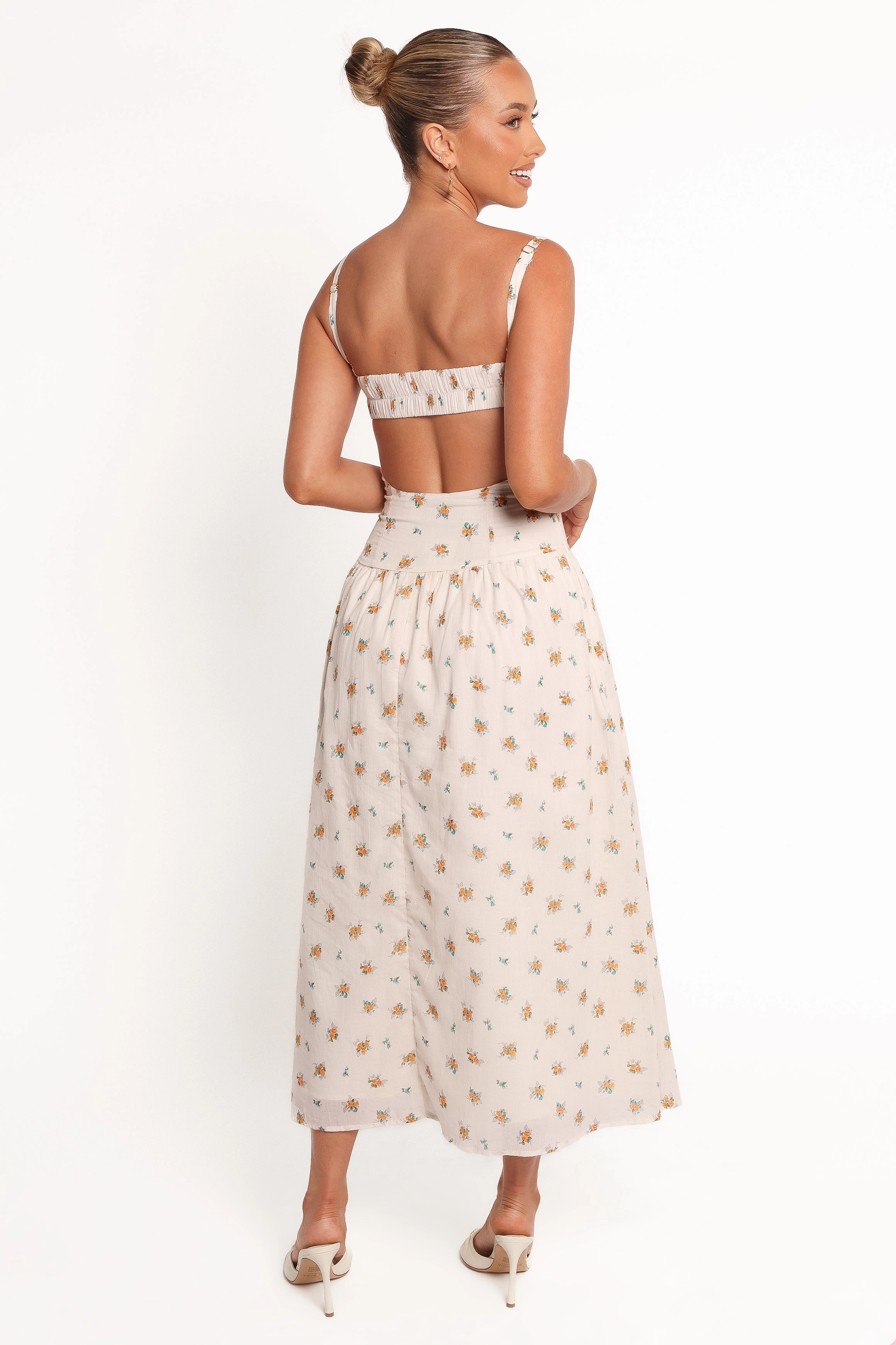 Oakley Maxi Dress - Yellow Floral