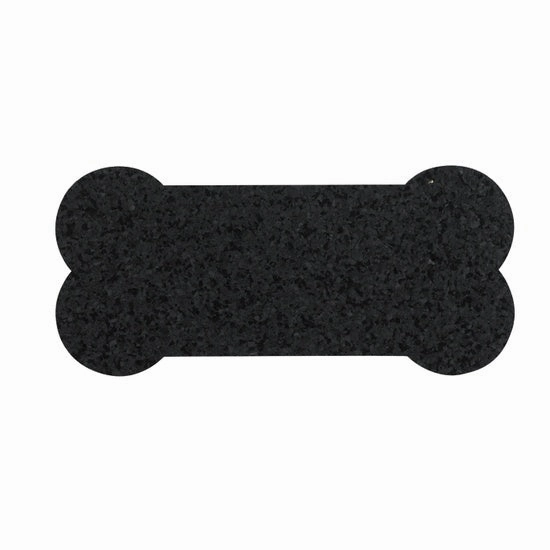 Ore PetMat Recycl Rubber Skinny Bone Black