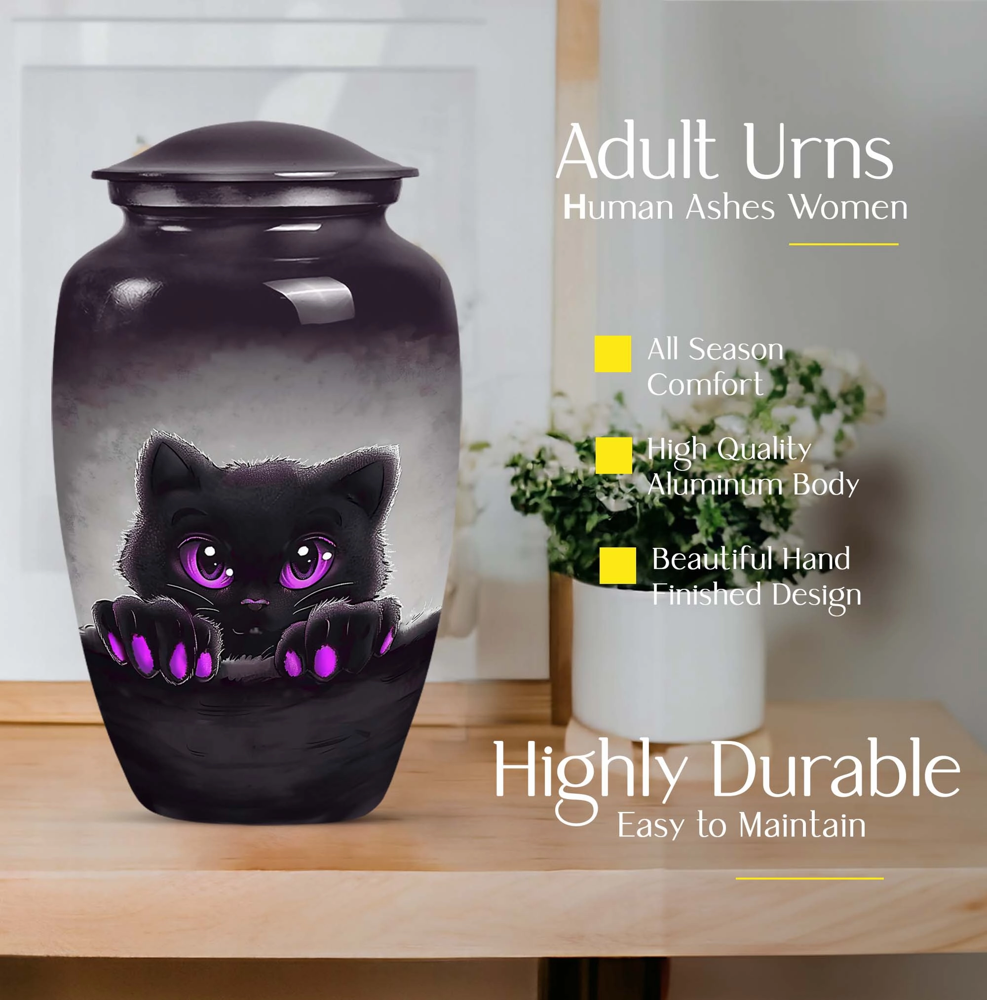 PAWS Eternity's Embrace: Adult Male Cremation Urn For Ashes