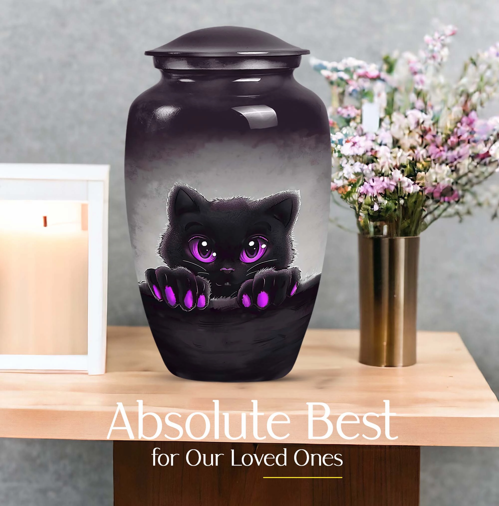 PAWS Eternity's Embrace: Adult Male Cremation Urn For Ashes