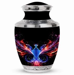 Phoenix Spectrum: Colorful Cremation Urn For Farewell