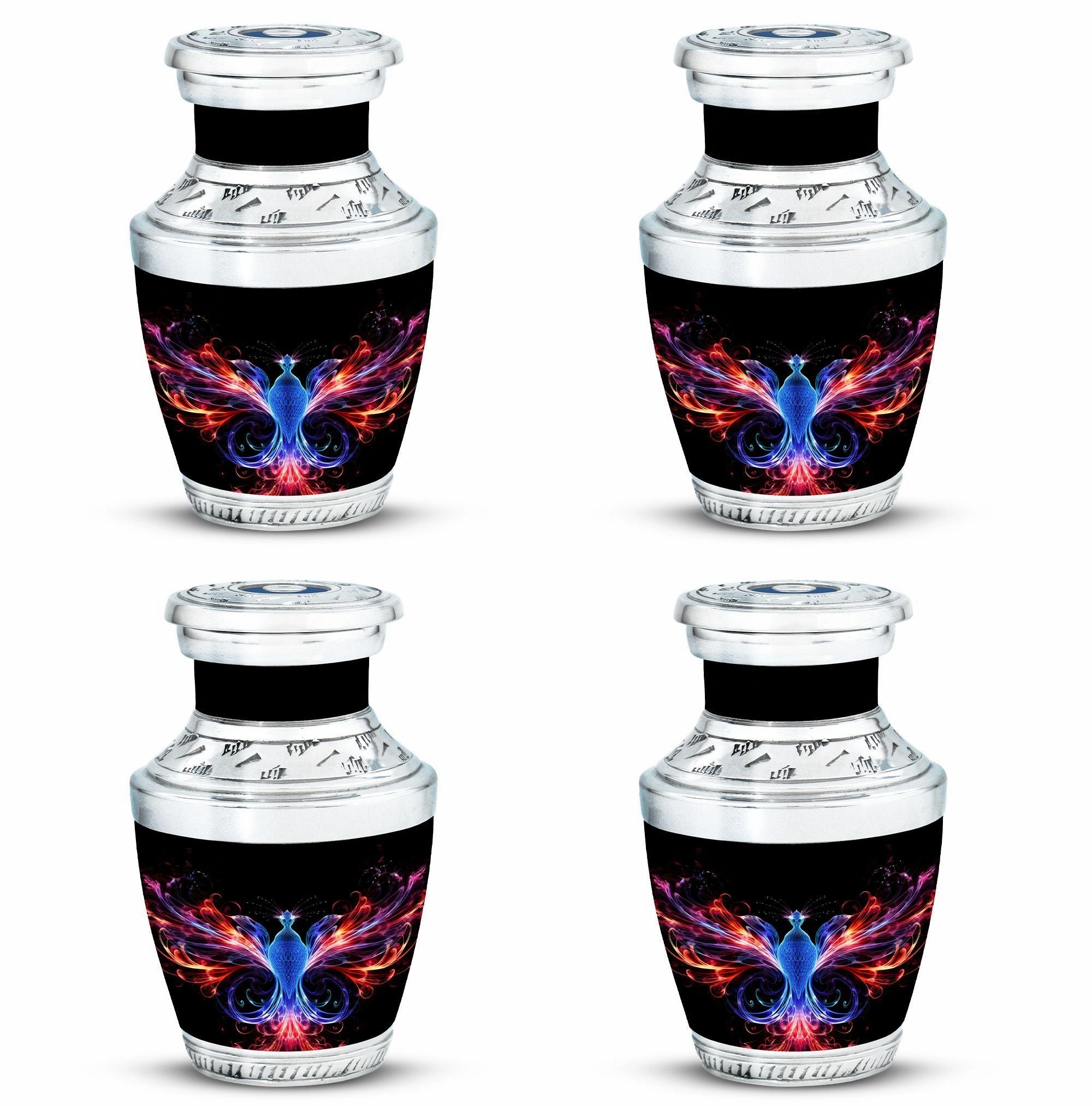 Phoenix Spectrum: Colorful Cremation Urn For Farewell
