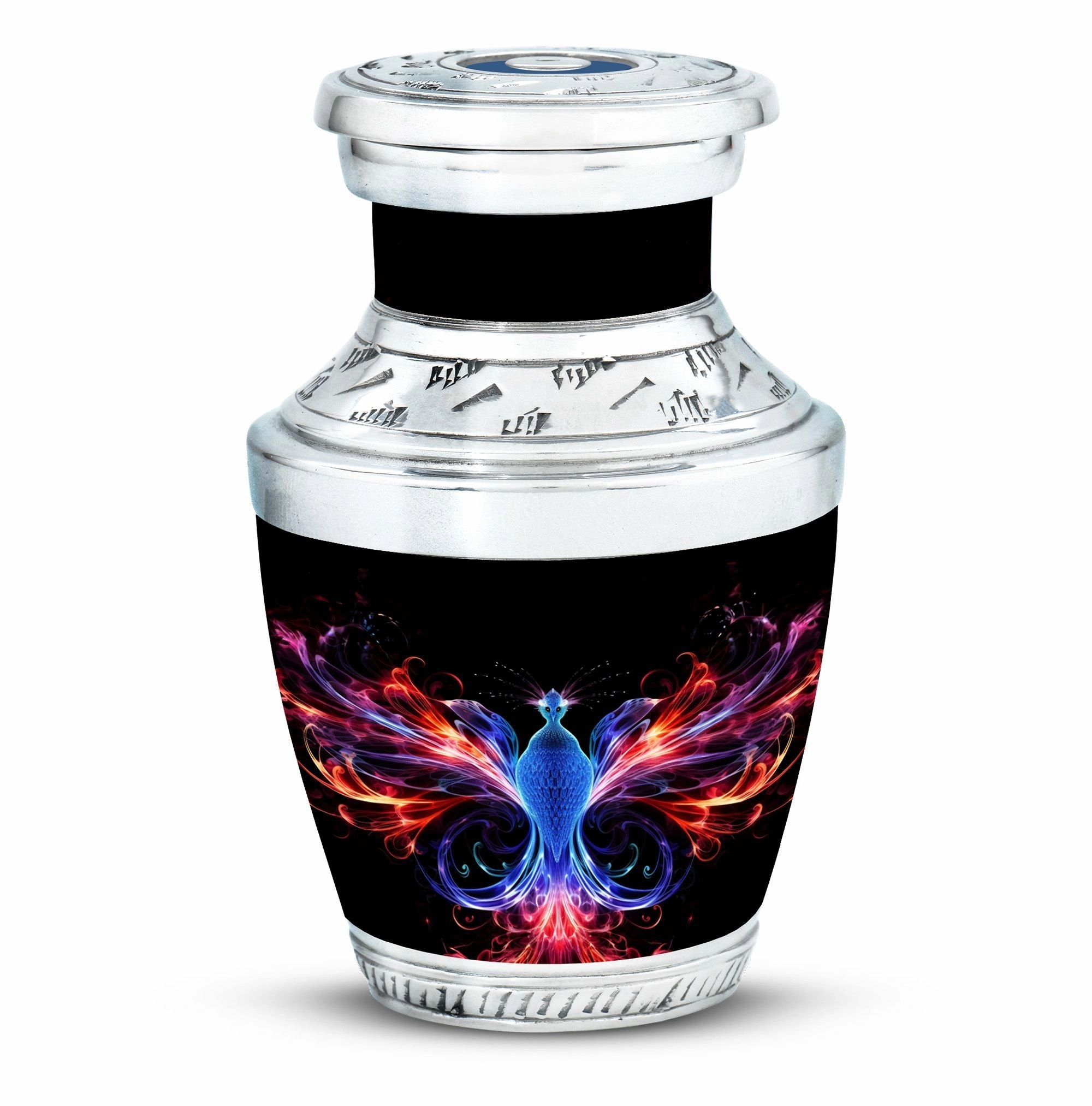 Phoenix Spectrum: Colorful Cremation Urn For Farewell