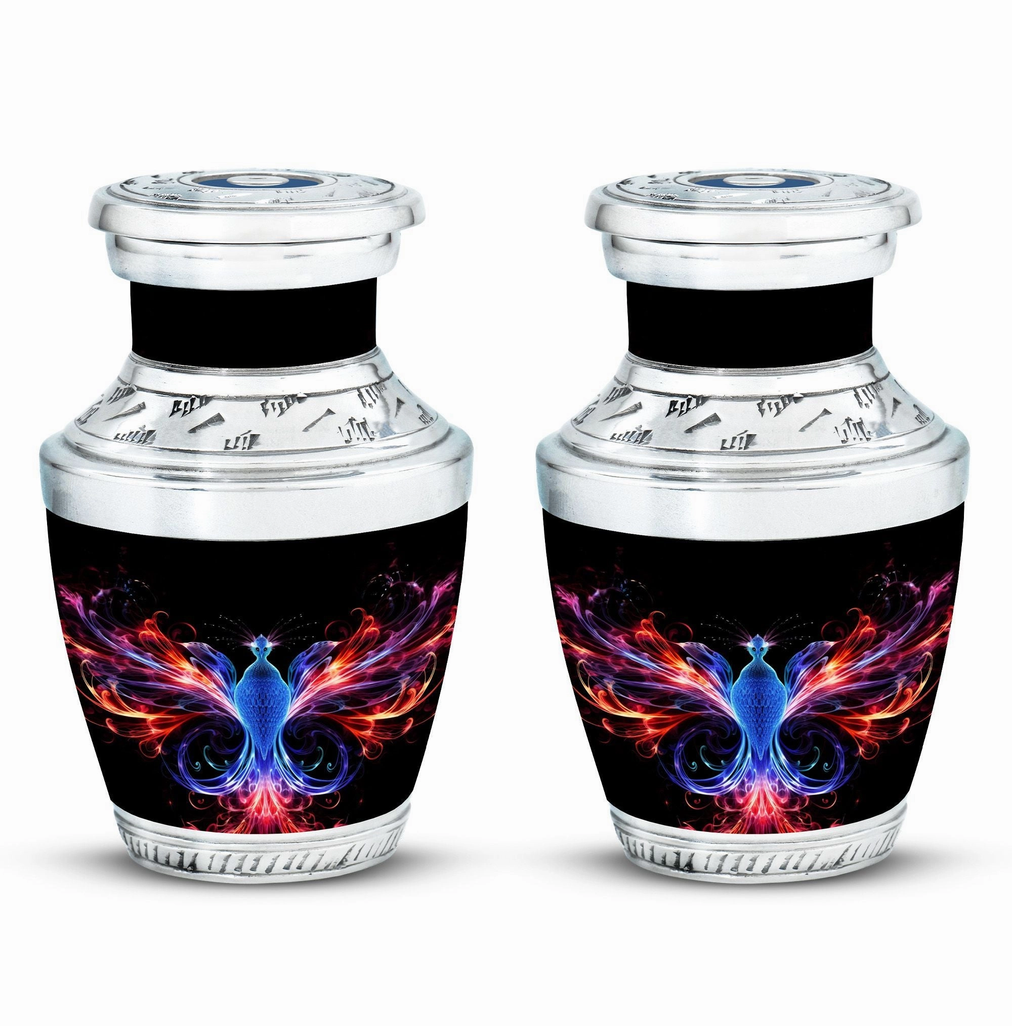 Phoenix Spectrum: Colorful Cremation Urn For Farewell