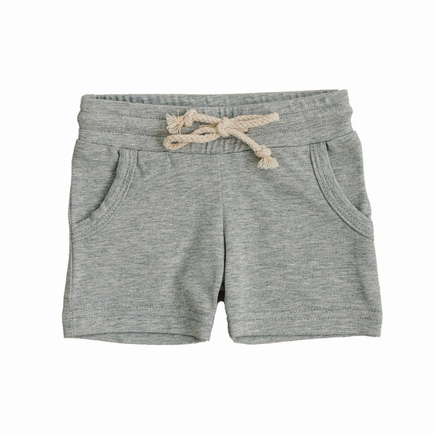 Pocket Cotton Shorts - Heather Grey - FINAL SALE