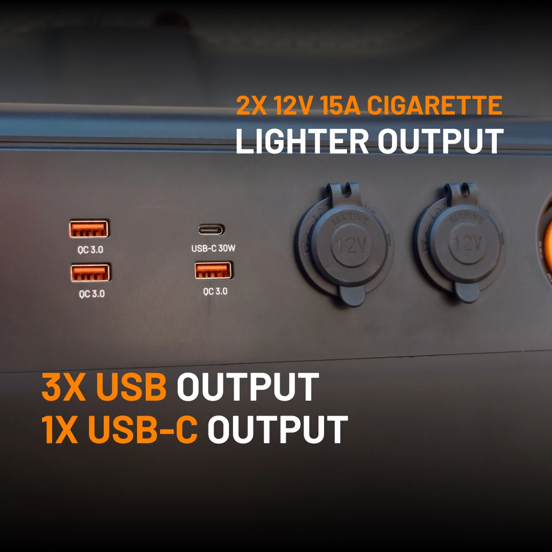 Premium GoFurther | Dual Battery System | with iTECHDCDC40 Battery Charger and iTECH120X PRO Lithium Battery with Bluetooth