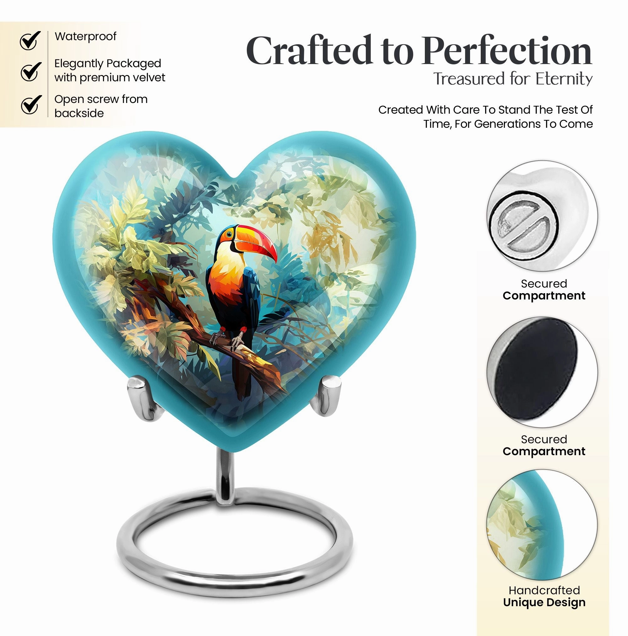 Puffin Bird Cremation : A Treasured Funeral Urn for Loving Mom