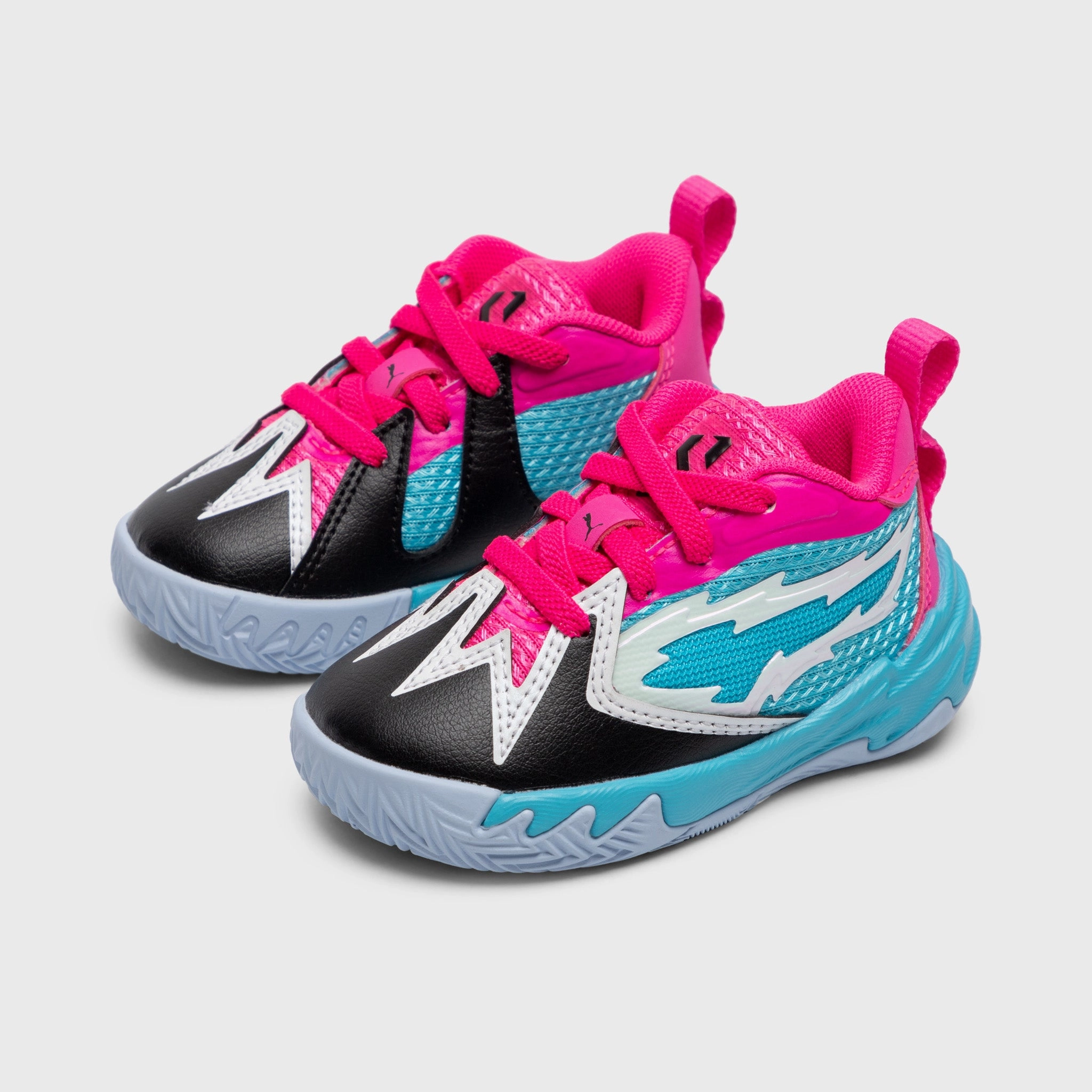 Puma Toddlers' Scoot 1 Pink / Blue - Silver