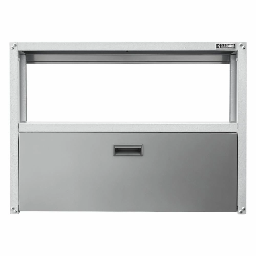 Ready-to-assemble Foldaway Work Station - Gray Slate Storage Solution