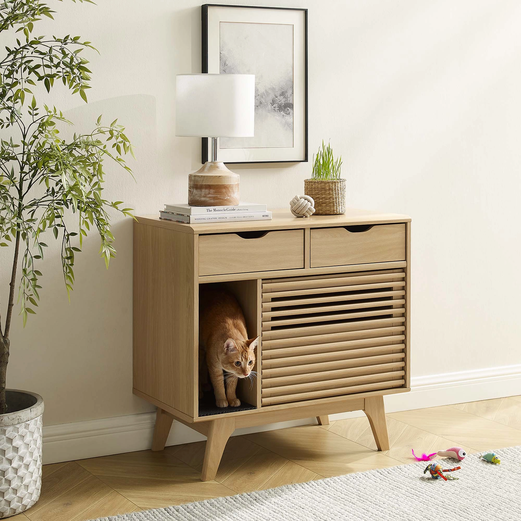 Render Cat Cabinet by Modway