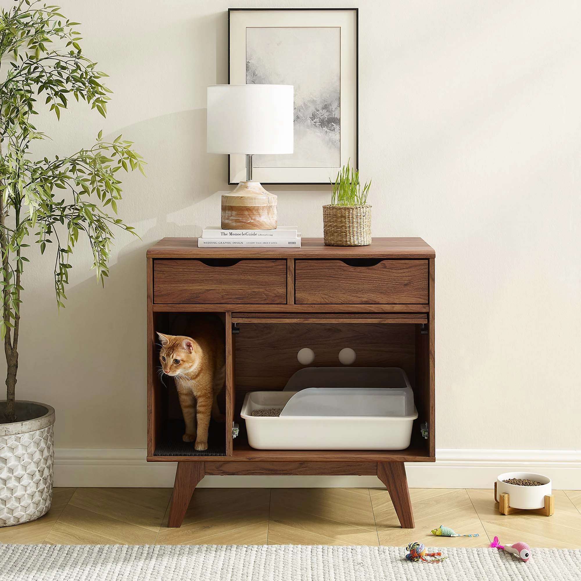 Render Cat Cabinet by Modway