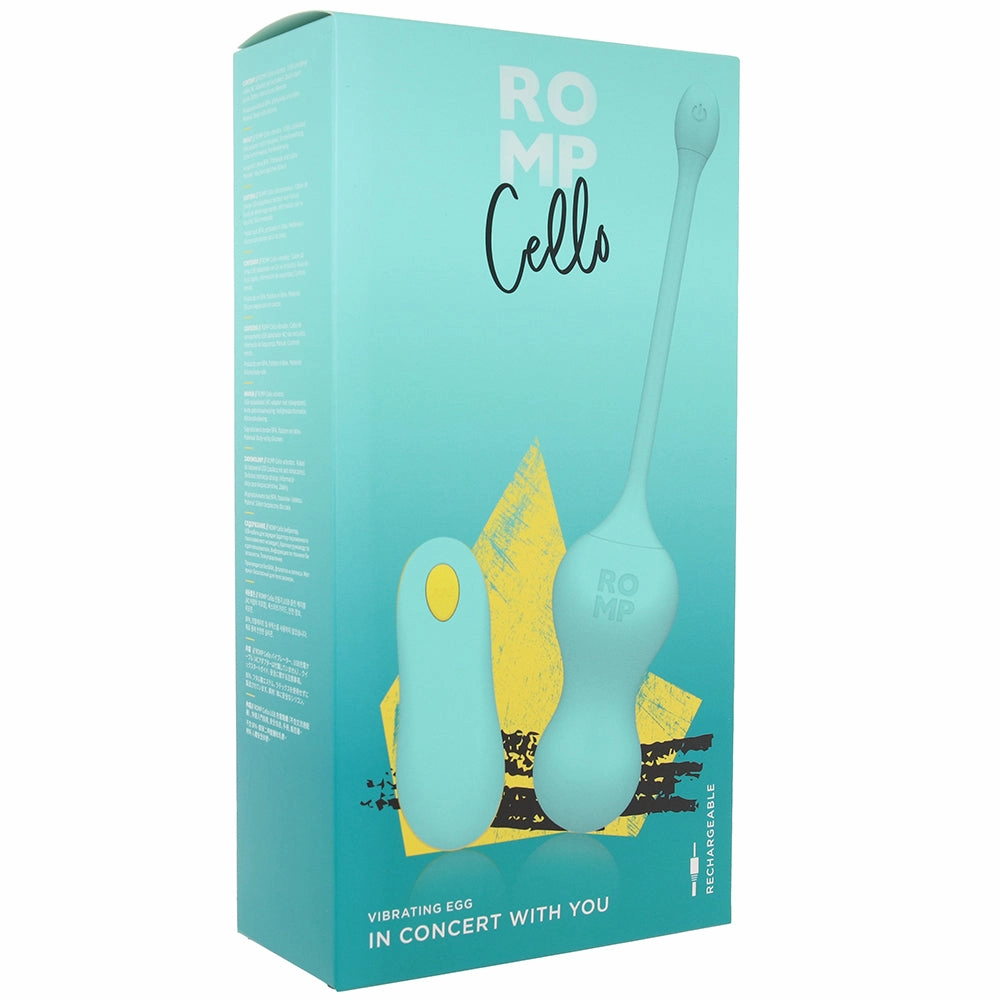 Romp Cello Vibrating Kegel Egg with Remote