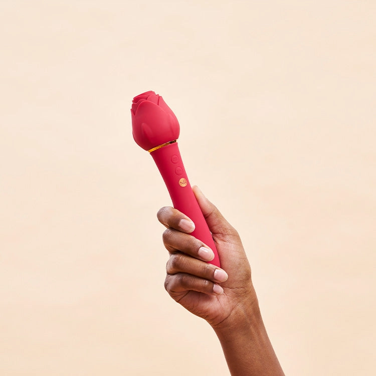 Rosegasm Twosome Dual Ended Suction Vibe