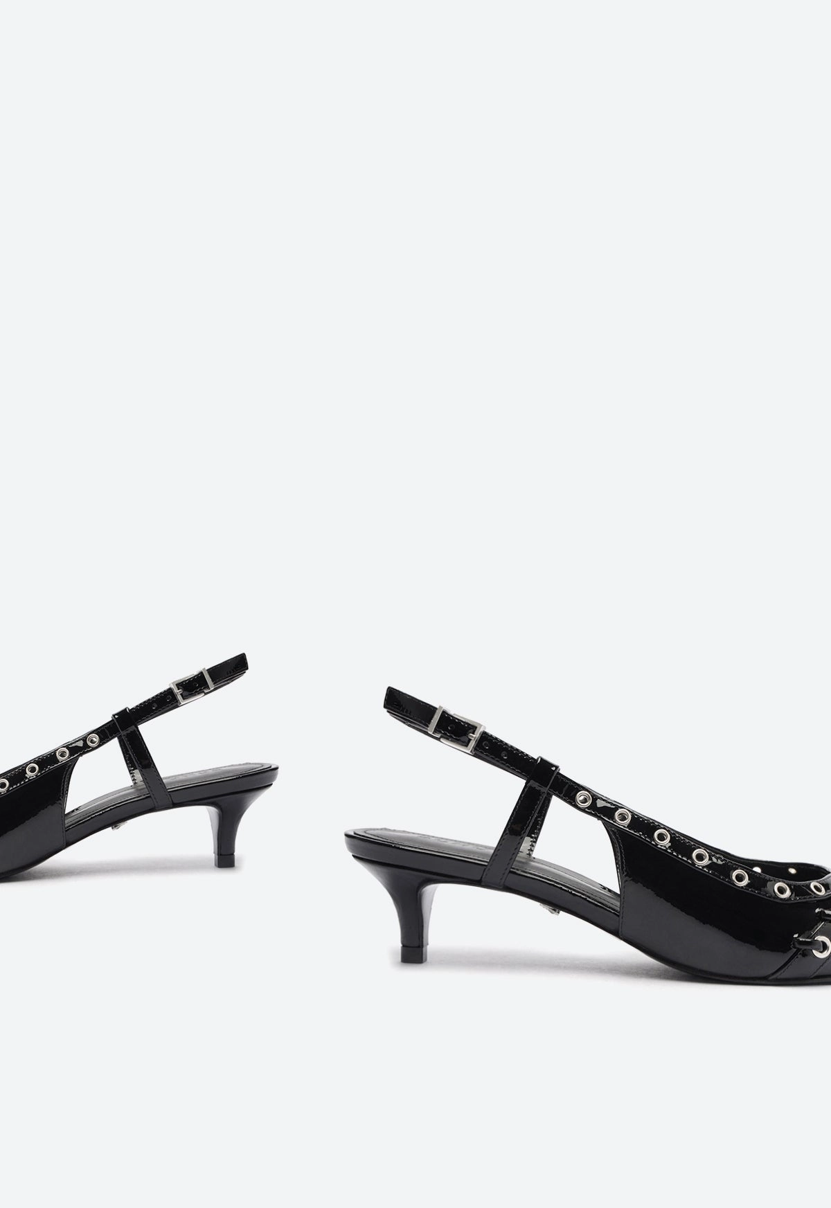 Ruth Mid Patent Leather Pump