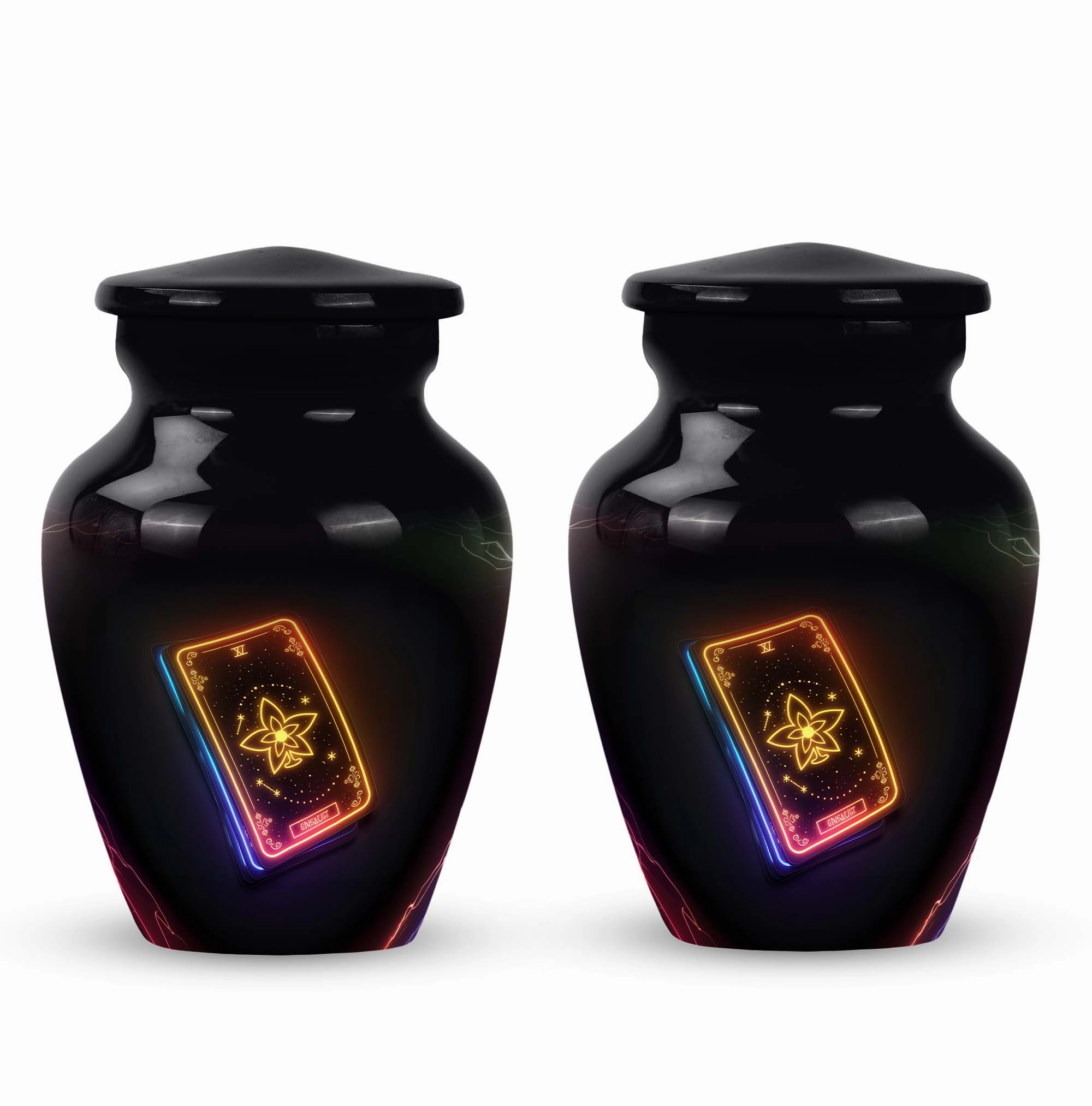 Tarot Urn: Exquisite Aluminium Remembrance Piece for Ashes