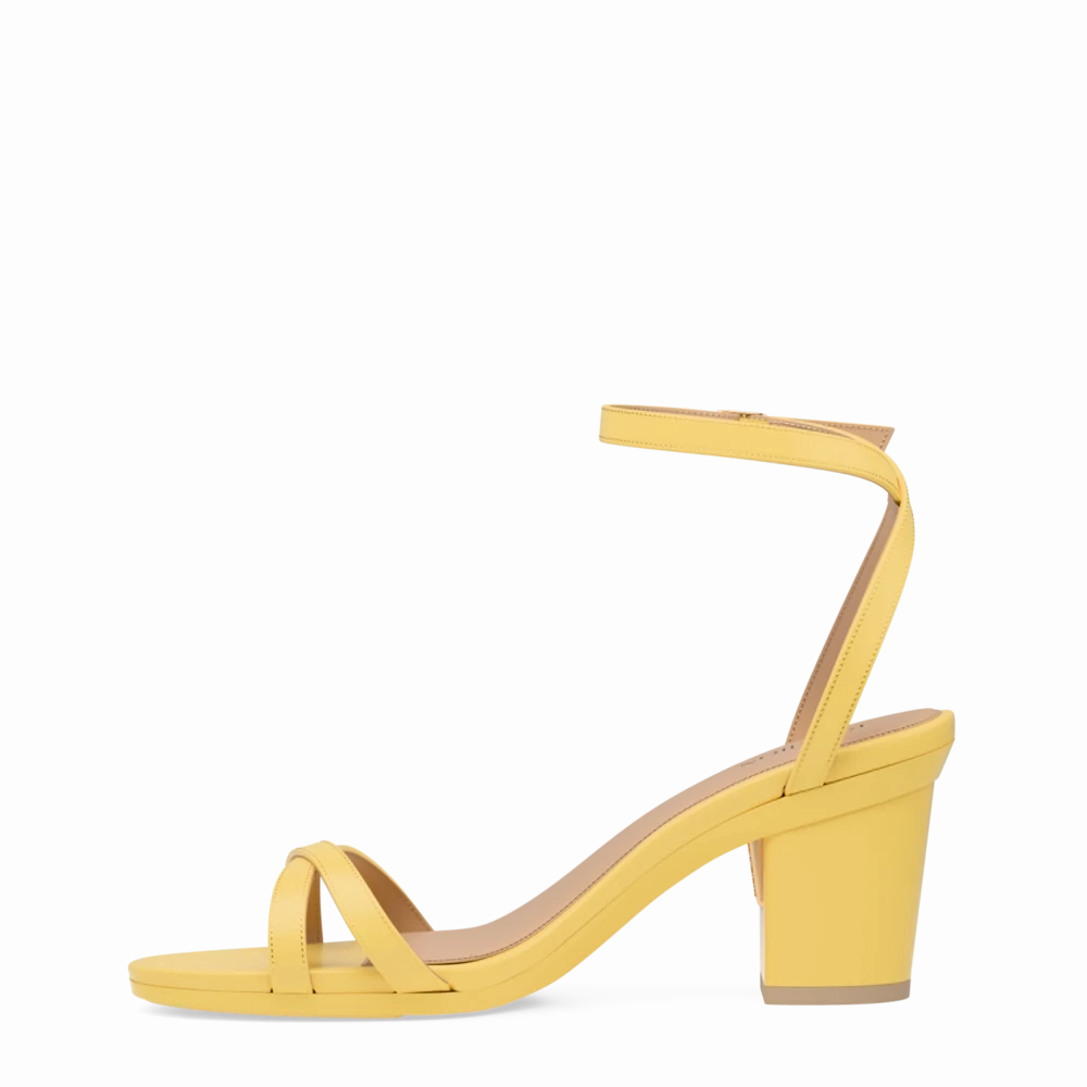 The Brynn - Limoncello Leather 3 Block