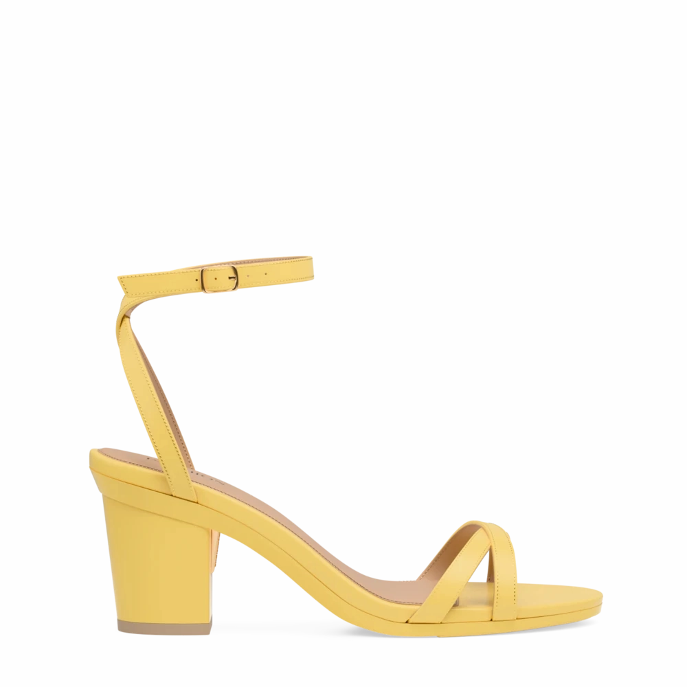 The Brynn - Limoncello Leather 3 Block