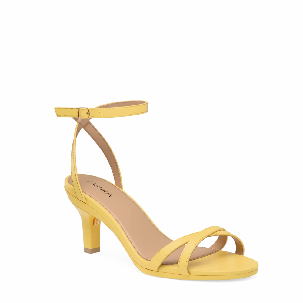 The Brynn - Limoncello Leather 3 Stiletto