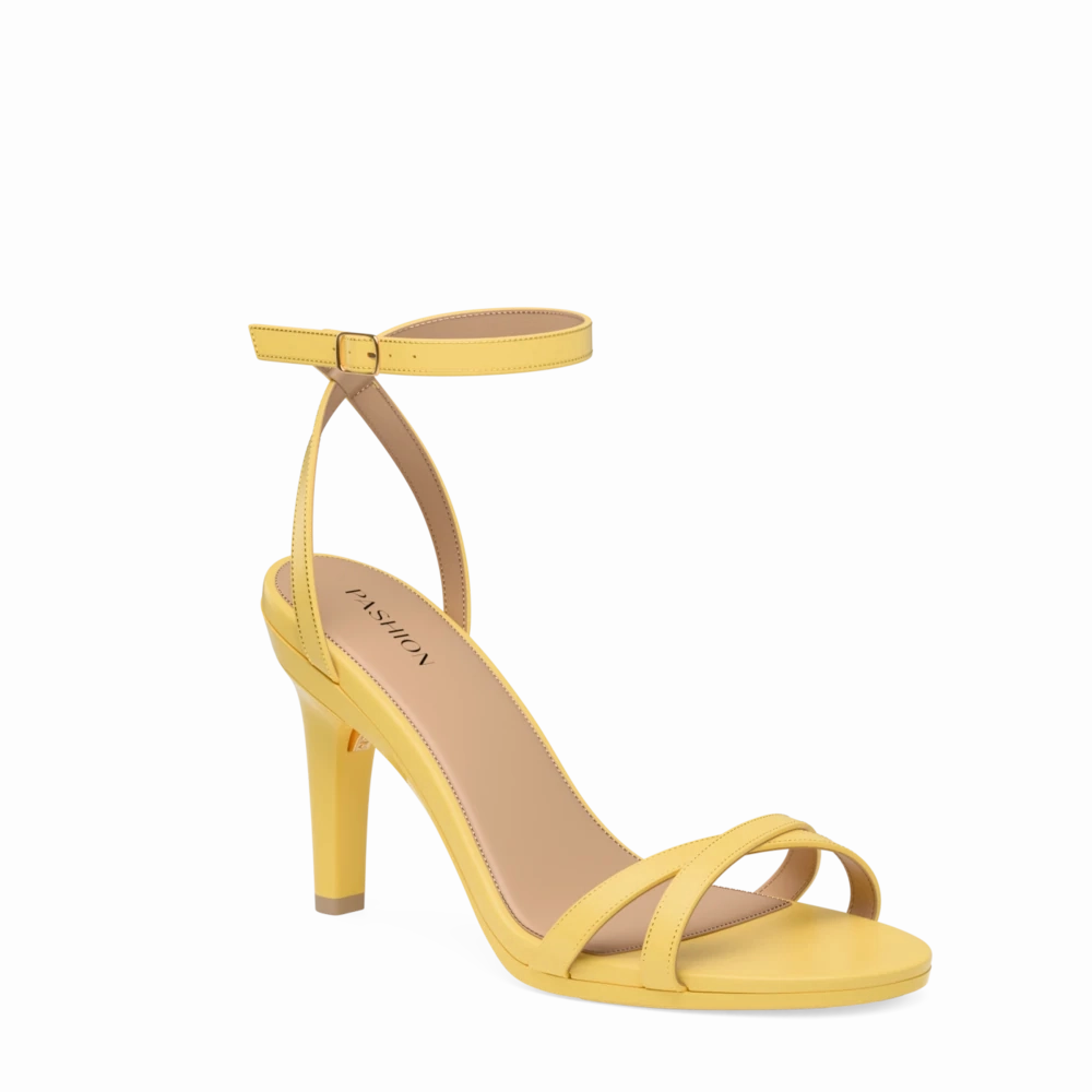 The Brynn - Limoncello Leather 4 Stiletto