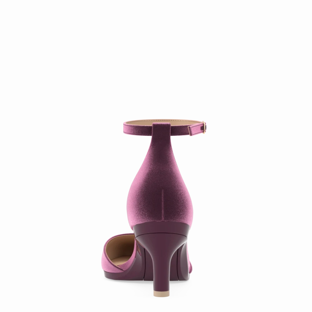 The D'Orsay - Sugar Plum Velvet 3 Stiletto - FINAL SALE