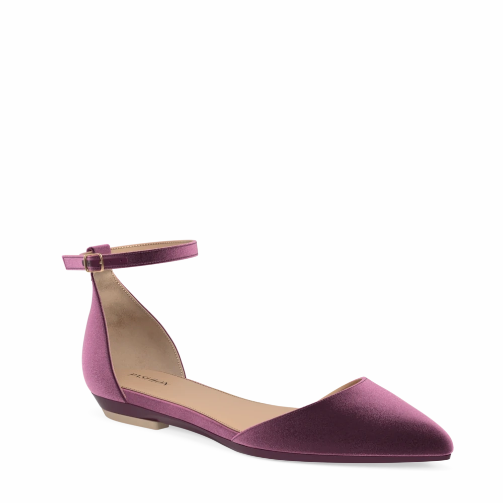 The D'Orsay - Sugar Plum Velvet 4 Stiletto - FINAL SALE