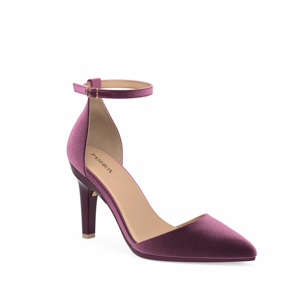 The D'Orsay - Sugar Plum Velvet 4 Stiletto - FINAL SALE
