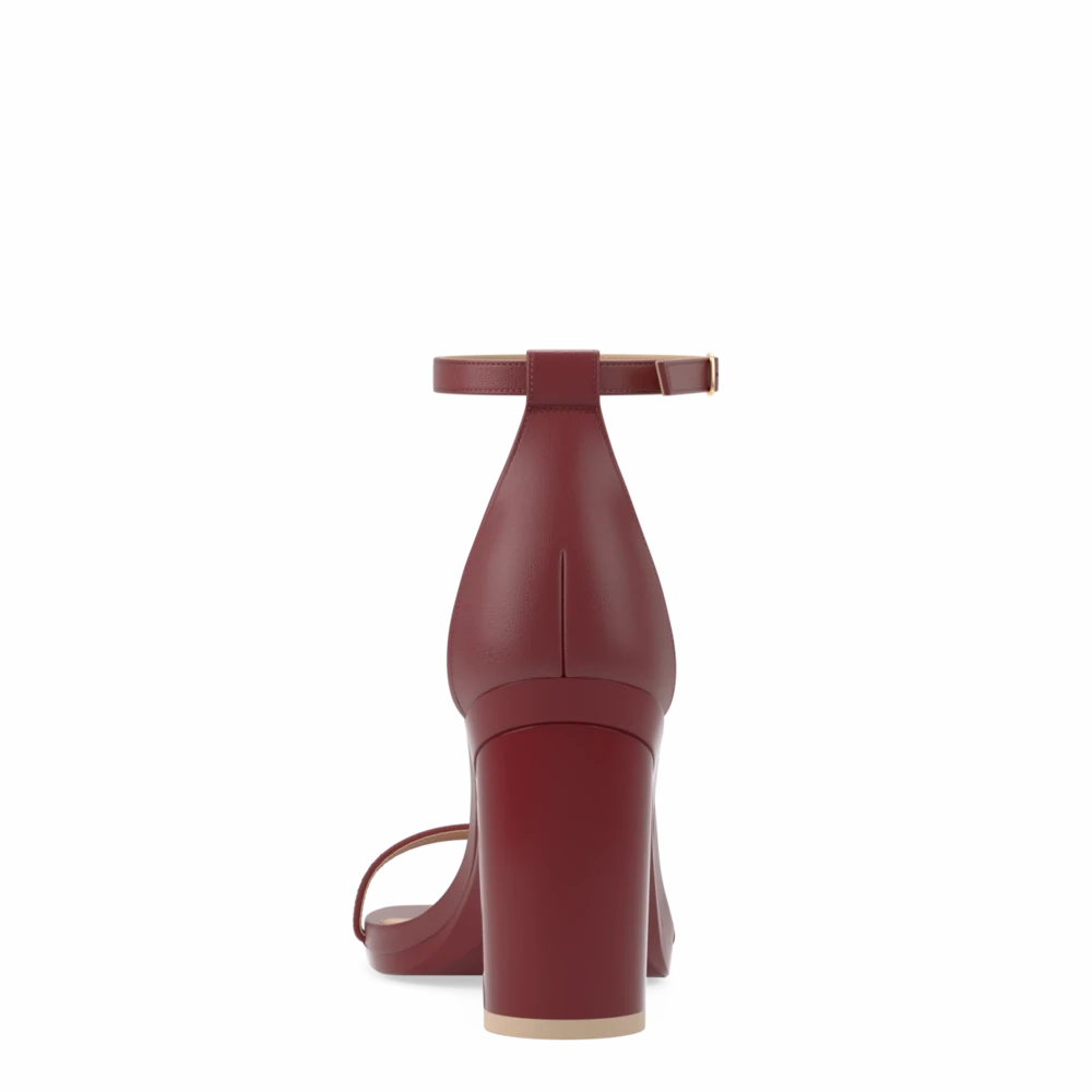 The Gigi - Merlot Leather 4 Block