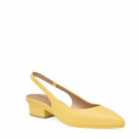 The Slingback - Limoncello Leather