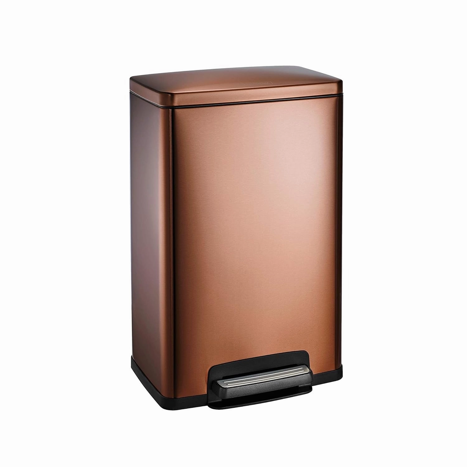 Tramontina 81200/500DS 13-Gallon Step Trash Can, Bronze