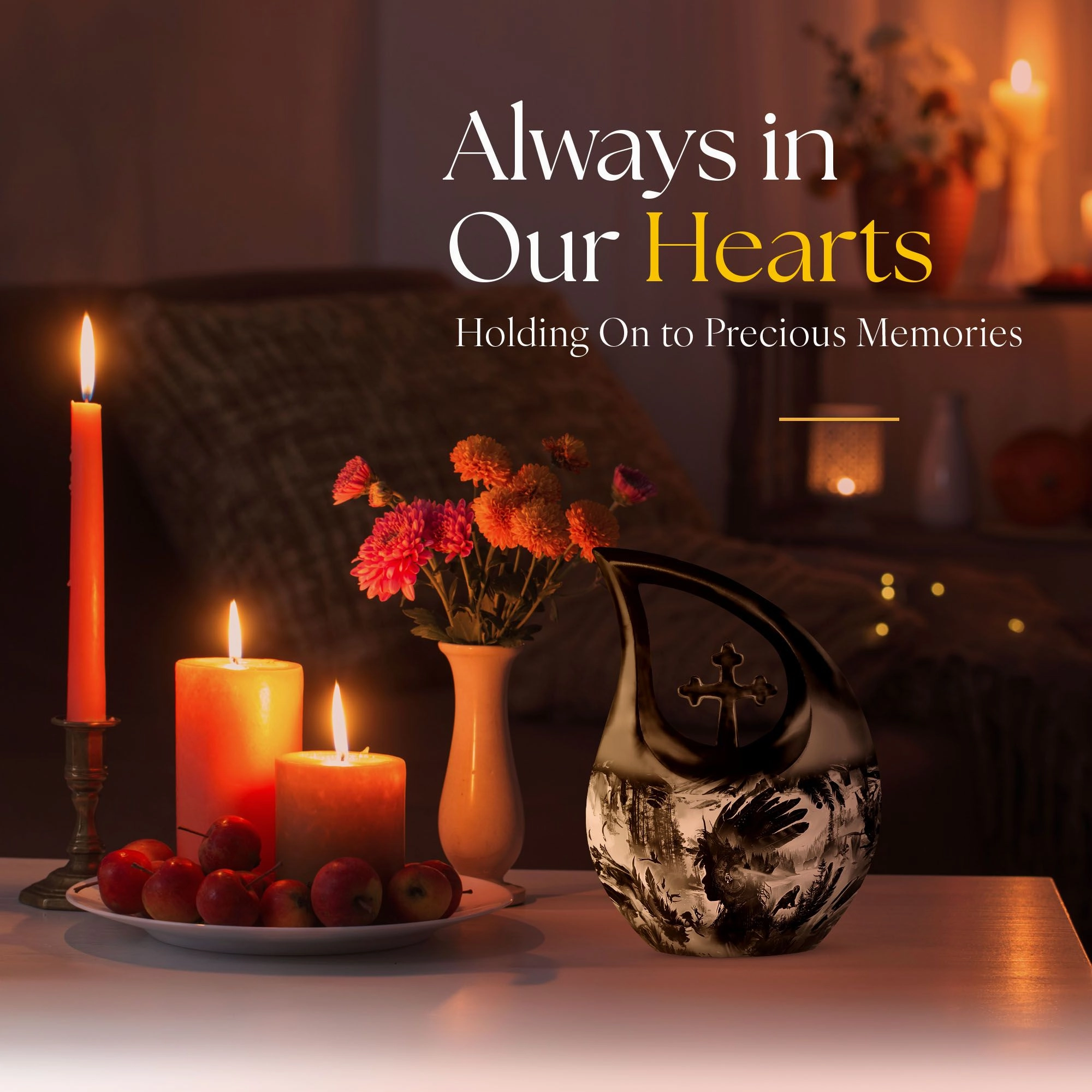 Tribe Man Affordable Cremation: The Commemorative Memorial Urn