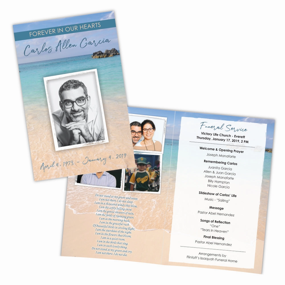 Tropical Beach Folder