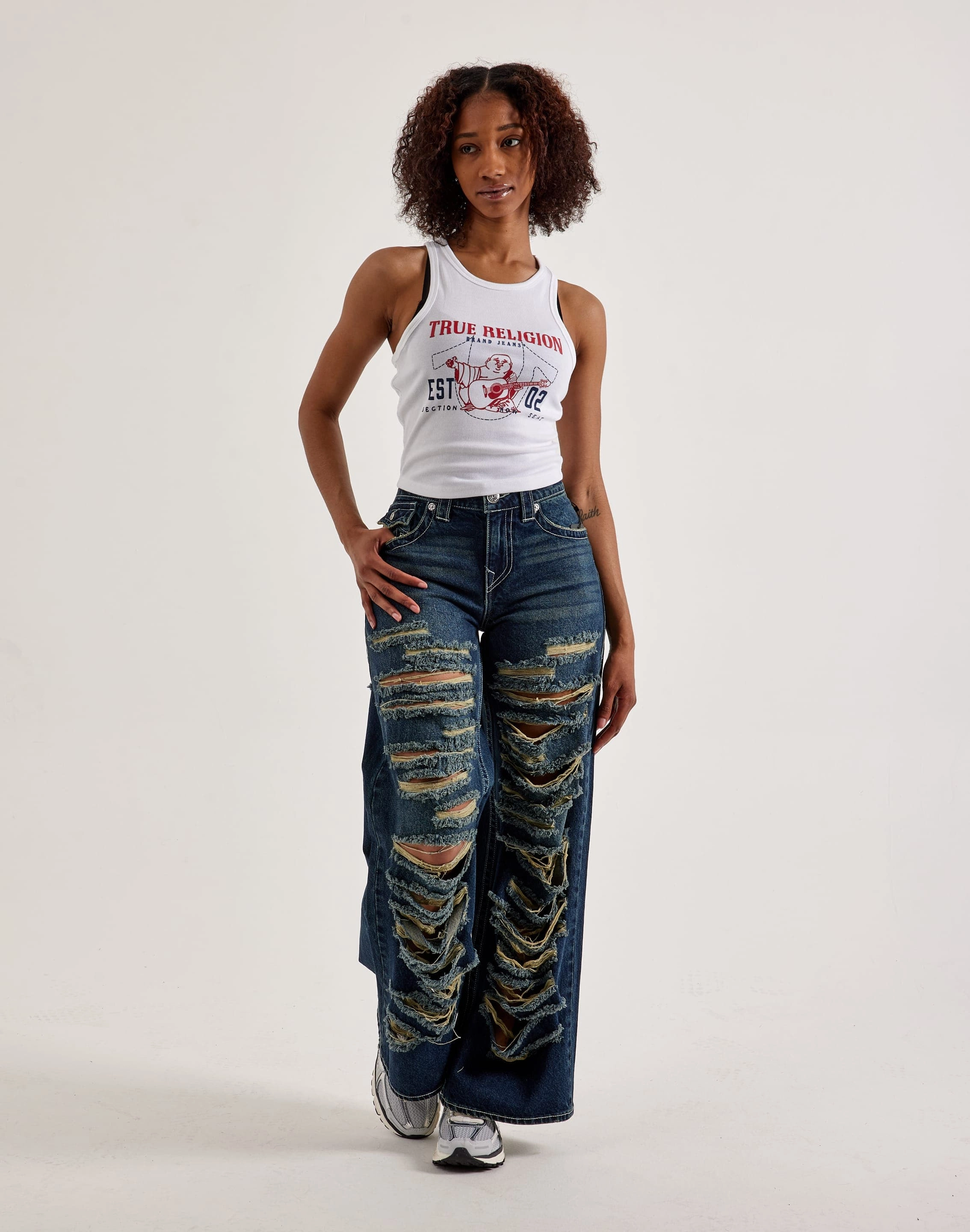 True Religion Buddha Goddess Tank Top