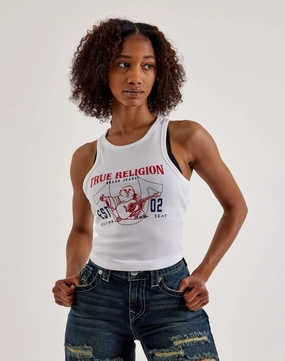 True Religion Buddha Goddess Tank Top