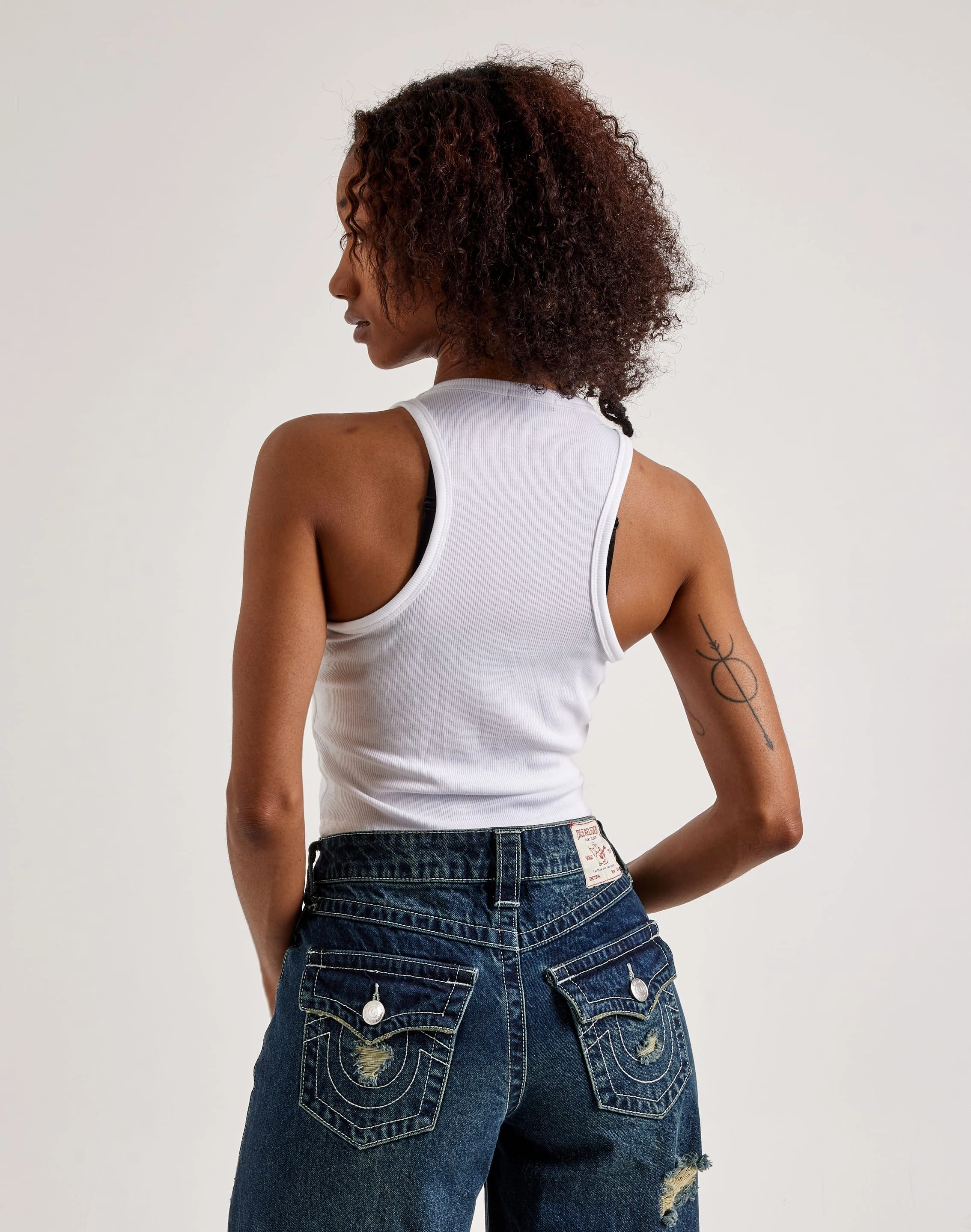 True Religion Buddha Goddess Tank Top