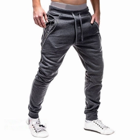 West Louis™ Casual Style Side Zipper Sweatpants