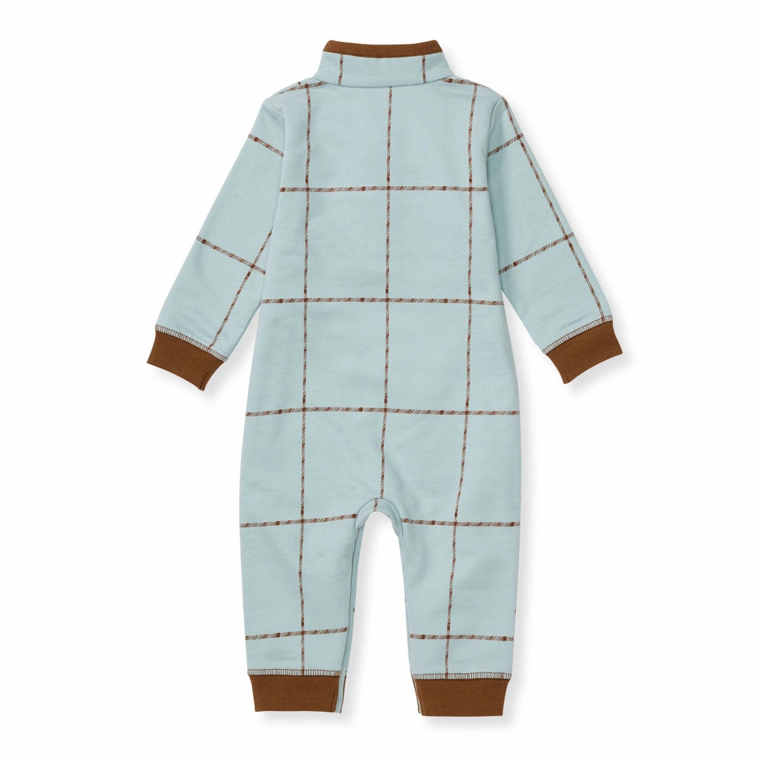 Window Plaid Jumpsuit - Rainfall