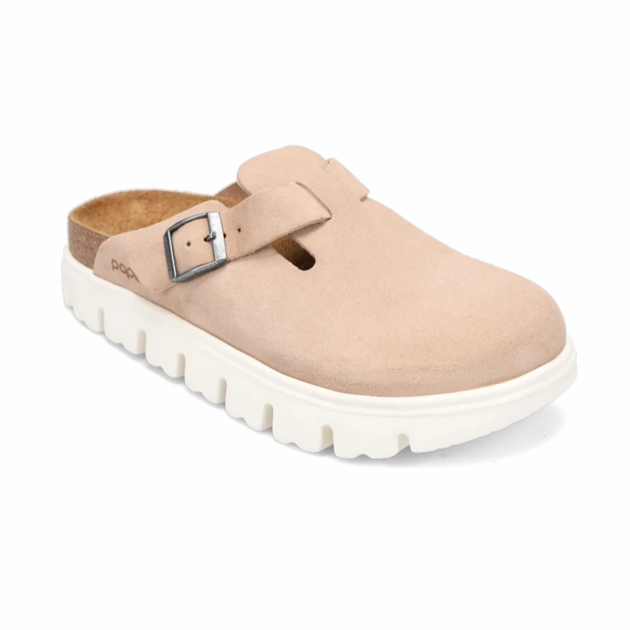 Women's Boston Chunky Narrow Warm Sand Suede
