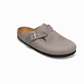 Women's Boston Soft Footbed (NARROW) Iron Oiled Leather