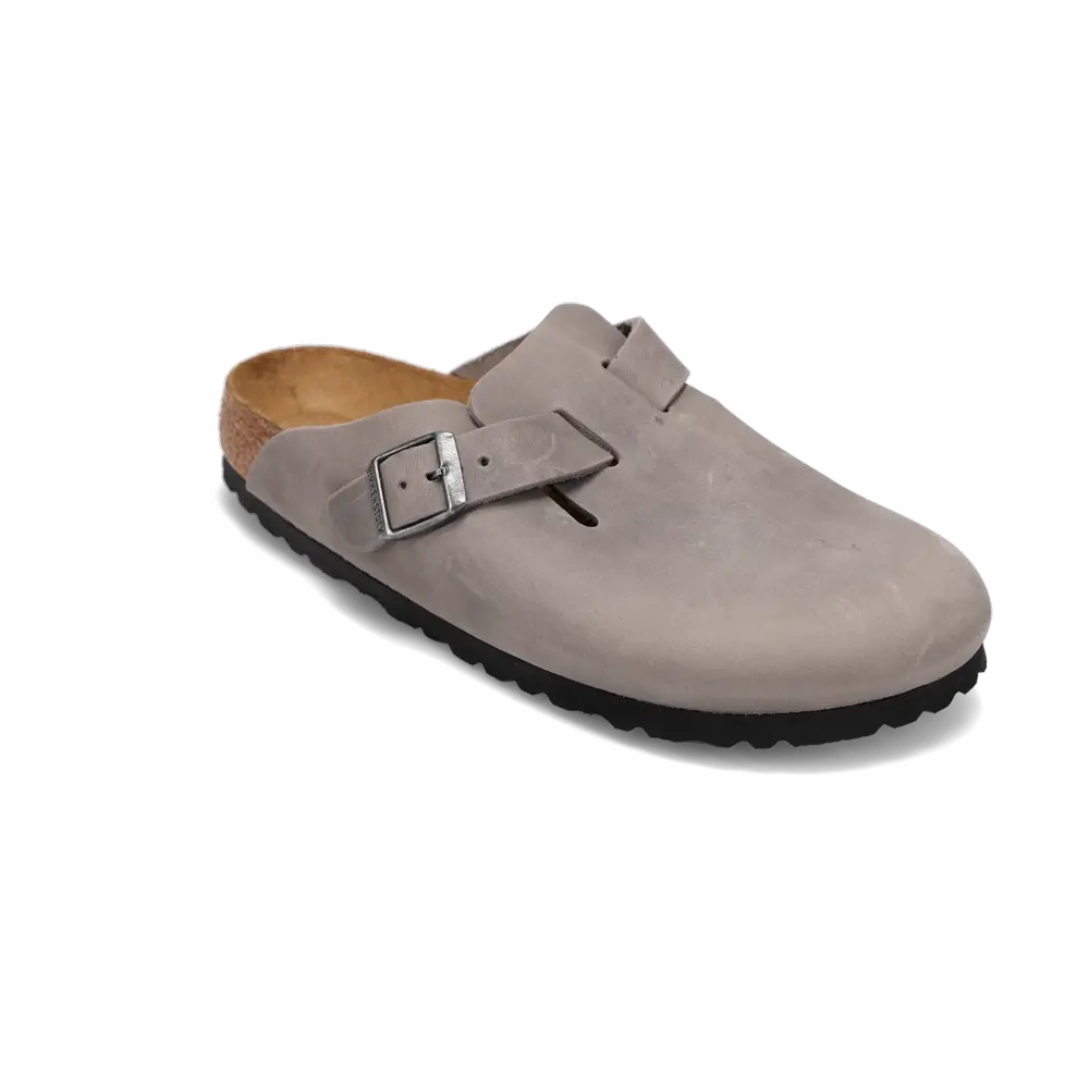 Women's Boston Soft Footbed (NARROW) Iron Oiled Leather