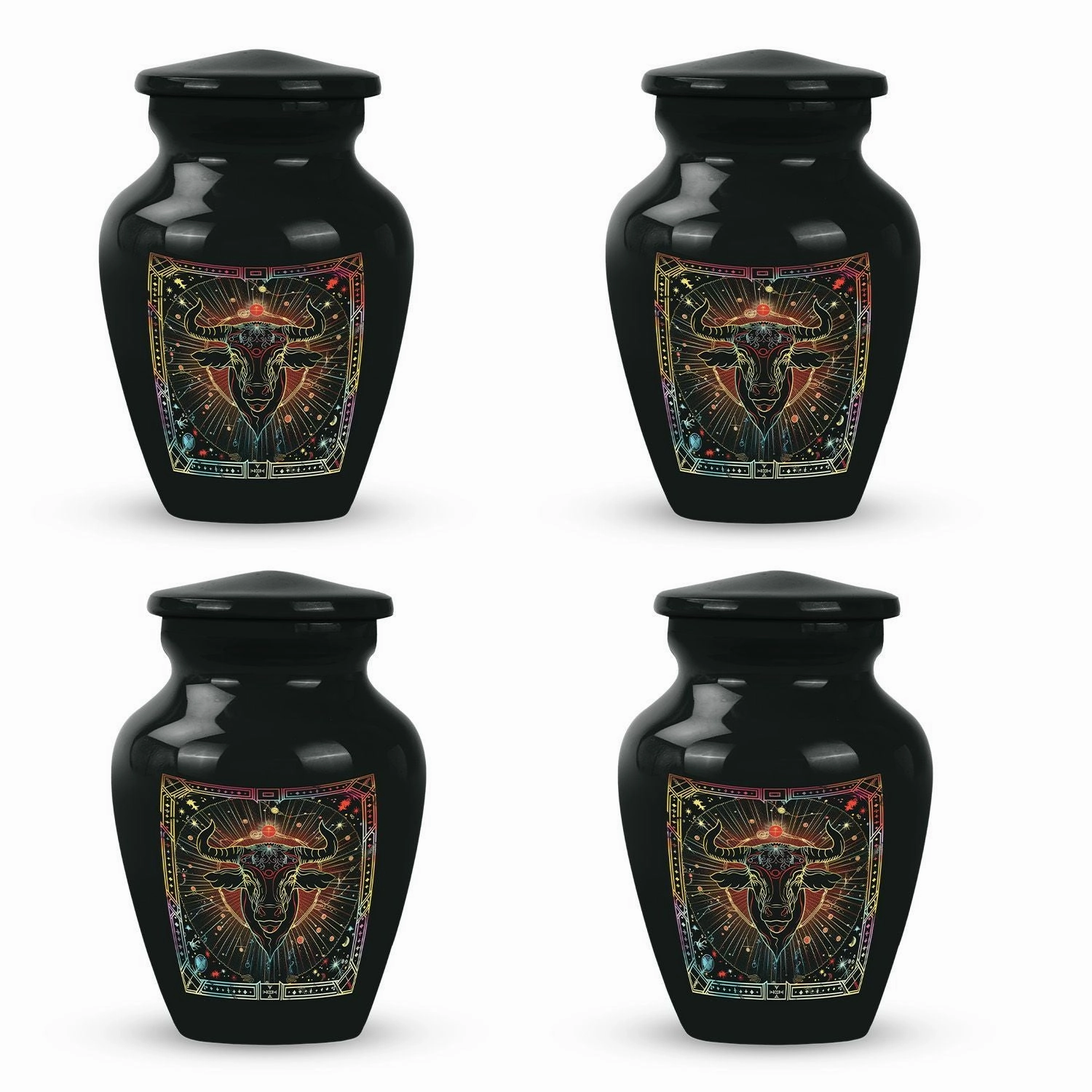 Zodiac Symbolic Burial Urn - Memorial Tribute for Loved Ones