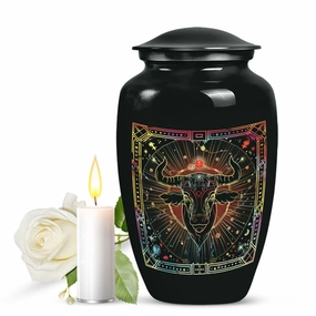 Zodiac Symbolic Burial Urn - Memorial Tribute for Loved Ones
